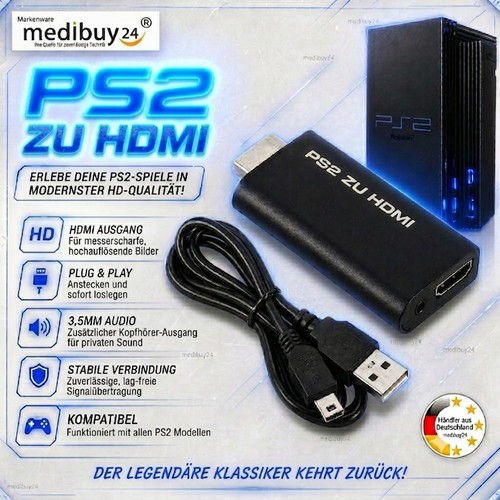 Ps2 auf hdmi converter - ps2,