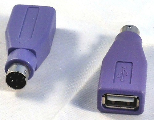 Adapter usb buchse ps2 - -,